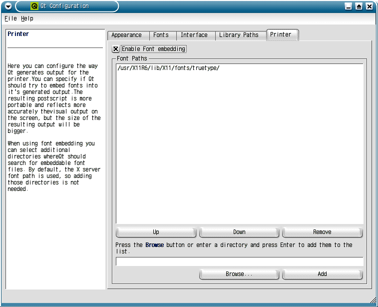 qtconfig
